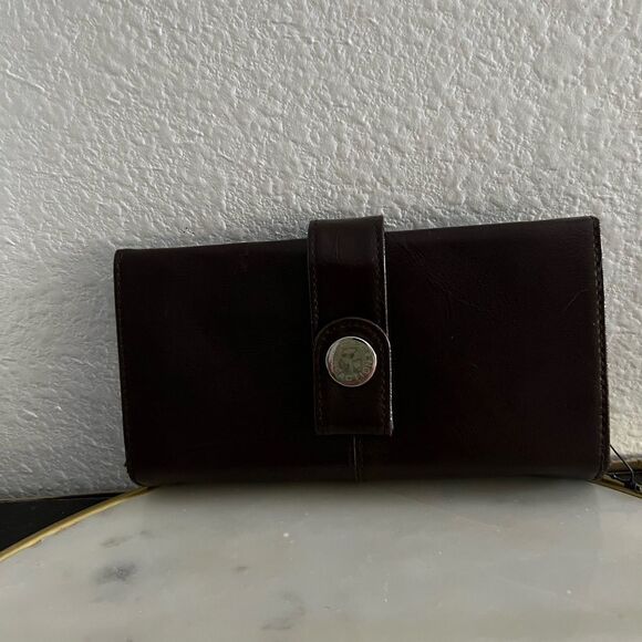 Kenneth Cole Reaction Wallet Womens Organizer Slots Pockets  Chocolate Brown New - Picture 2 of 5